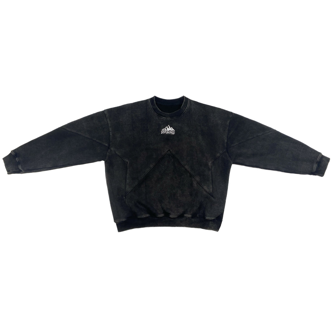 'STARSEAM' CREWNECK BLACK